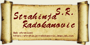 Strahinja Radokanović vizit kartica